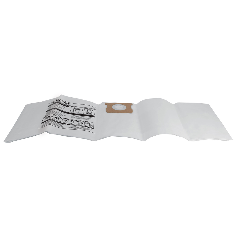 Bolsa para polvo para aspiradoras 5 y 6 gal, TRUPER FILP-ASPI-G1