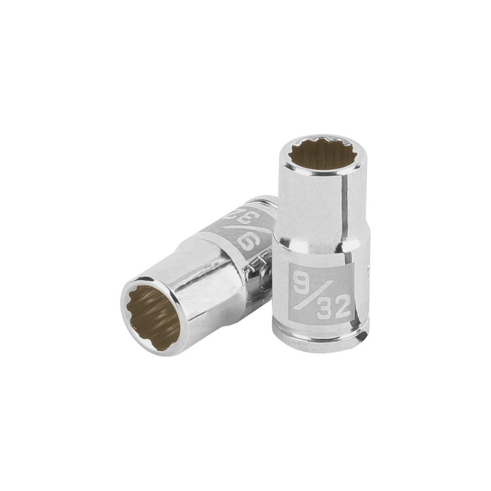 Dado de 9/32', 12 puntas, cuadro 1/4', TRUPER D-1409-B