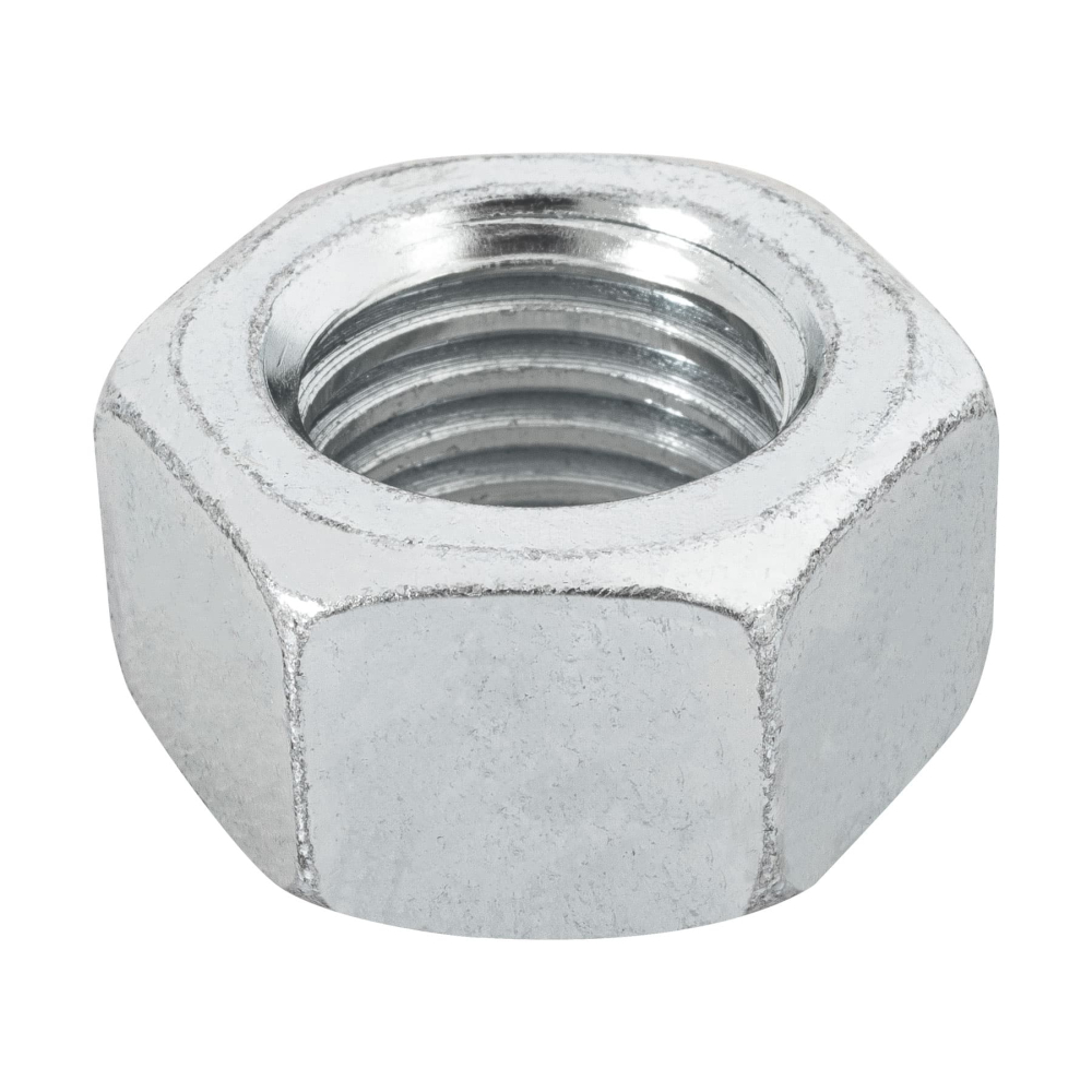 Bolsa con 15 tuercas 3/4' hexagonales de acero galvanizado TUE-3/4