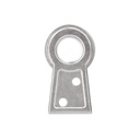 Bolsa con 100 colas de pato #2, 3.5 cm altura, 9 mm ojillo COLPA-2