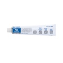 Cemento para PVC, gris, máxima viscosidad, tubo 50ml, FOSET PPVCV-50