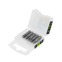 Estuche con 5 puntas de cruz PH3 largo 1', TRUPER EXPERT PUDE-1103