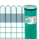 Rollo de 30 m x 0.75 m de malla mosquitera plástica verde TEMO-07PV