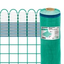 Rollo de 30 m x 1.05 m de malla mosquitera plástica verde TEMO-10PV