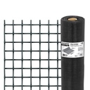 Rollo de 30 m x 0.6 m malla mosquitera fibra de vidrio negra TEMO-06FN