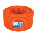 Metro de poliducto 1/2' corrugado flex. c/guía, rollo 100 m PF-1/2G