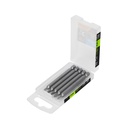 Estuche con 5 puntas de cruz PH0 largo 3', Truper Expert PUDE-1300