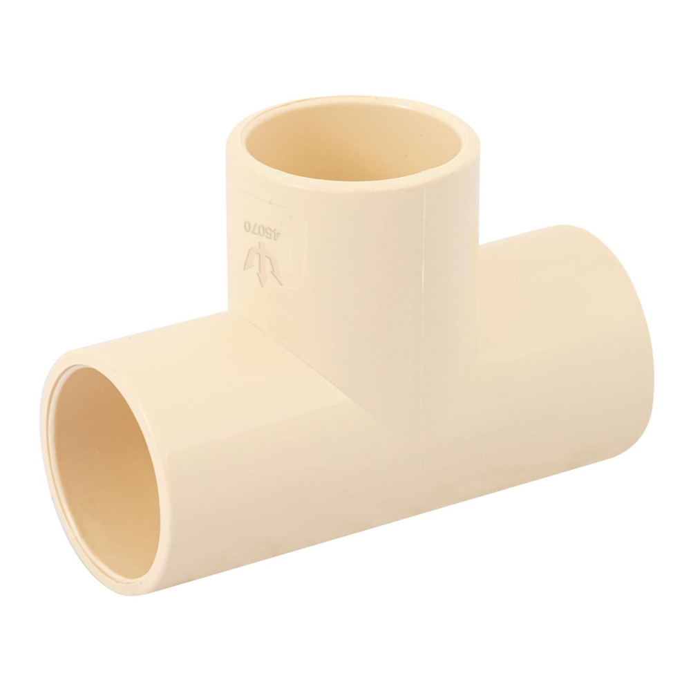 Tee sencilla de CPVC de 3/4', FOSET CPVC-762