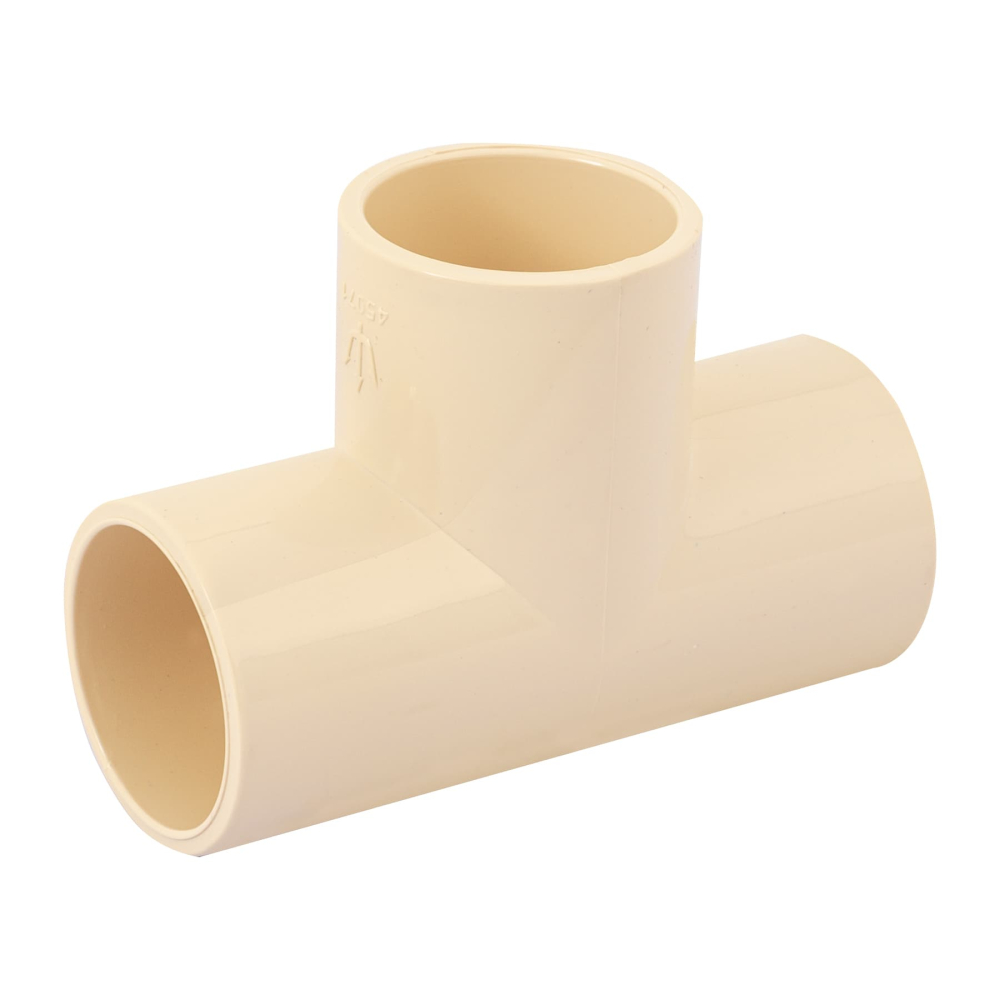 Tee sencilla de CPVC de 1', FOSET CPVC-763