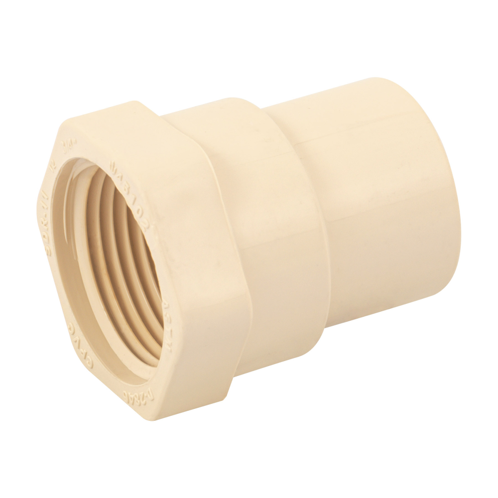Conector hembra de CPVC 3/4', FOSET CPVC-602