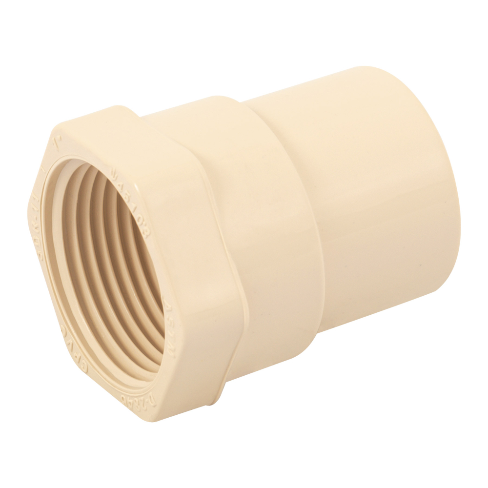 Conector hembra de CPVC 1', FOSET CPVC-603