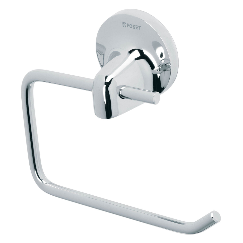 Portarrollo con soporte y barra metálicos, FOSET AQUA AQA-78