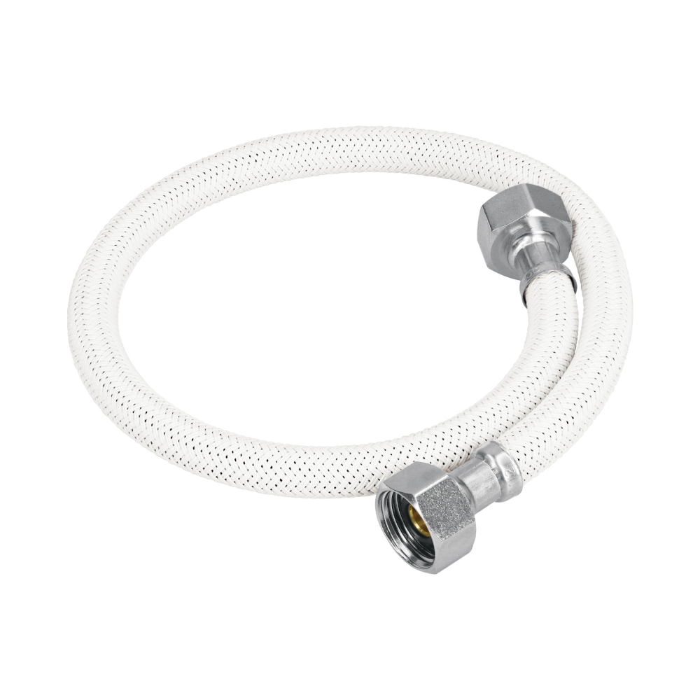 Manguera lavabo/fregadero, vinilo blanco, 1/2' x 1/2', 55 cm FFR-55B