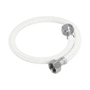 Manguera lavabo/fregadero, vinilo blanco, 1/2' x 1/2', 55 cm FFR-55B