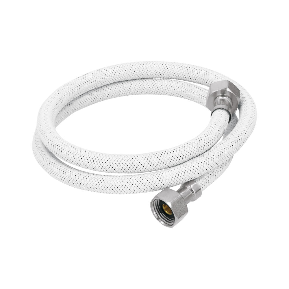 Manguera lavabo/fregadero, vinilo blanco, 1/2'x1/2', 100 cm FFR-100B