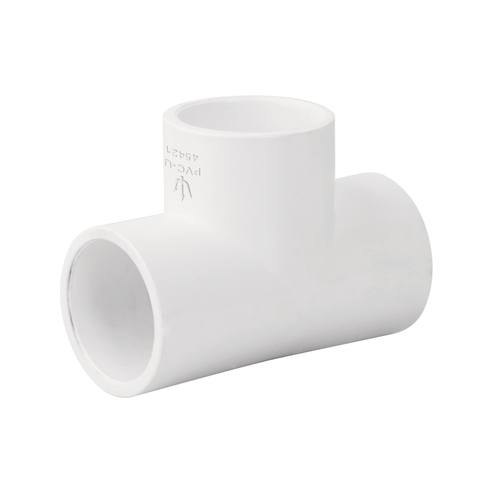 Tee sencilla de PVC 3/4', FOSET PVC-762