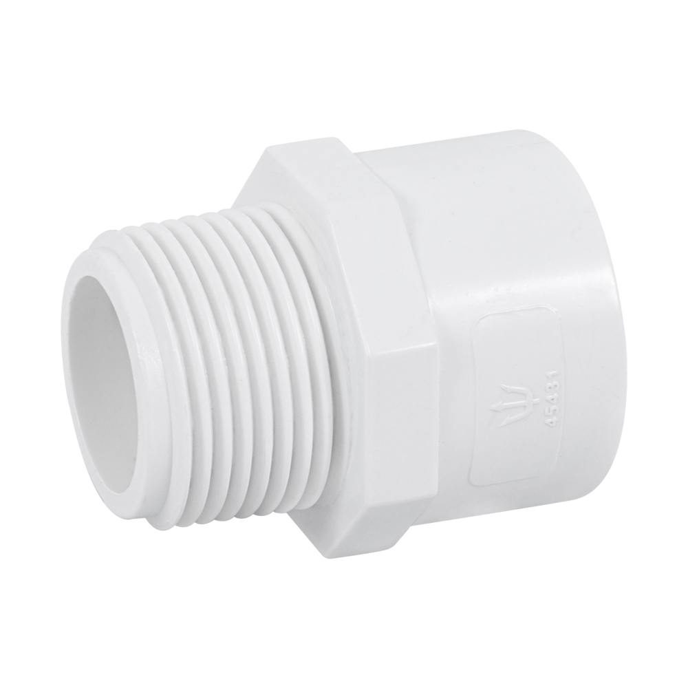 Adaptador macho de PVC de 1', FOSET PVC-613