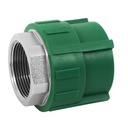 Adaptador PPR 1-1/2' hembra con inserto metálico, FOSET CV-605