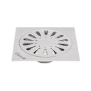 Resumidero cuadrado 6' x 6', acero inoxidable, gota, AQUA RS-607