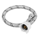 Manguera p/WC, acero inox, 3/8'x7/8', 40cm, plástico/latón FWC-P40XL