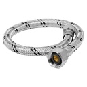 Manguera p/WC, acero inox, 3/8'x7/8', 40cm, latón/latón FWC-40XL