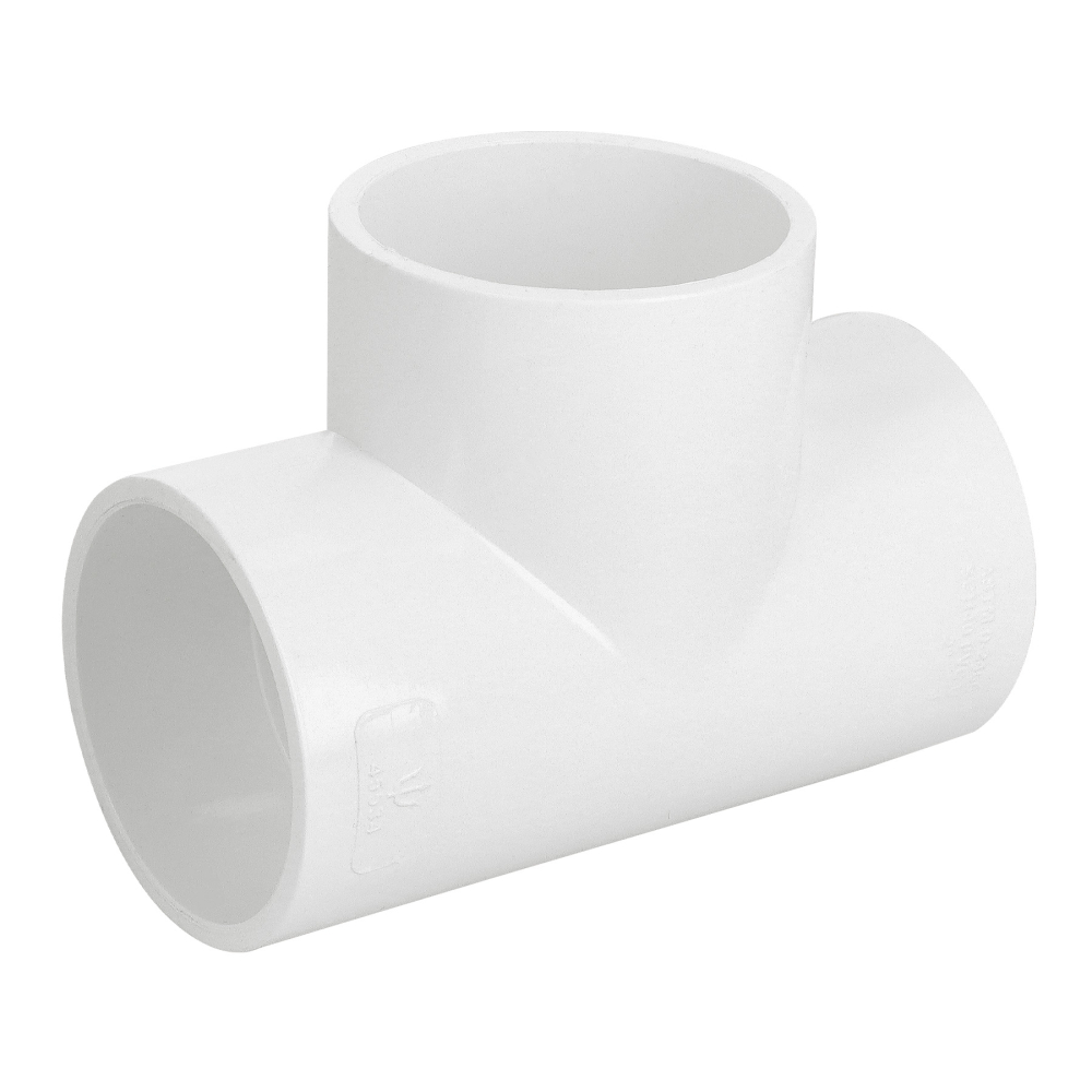 Tee sencilla de PVC 2', FOSET PVC-766