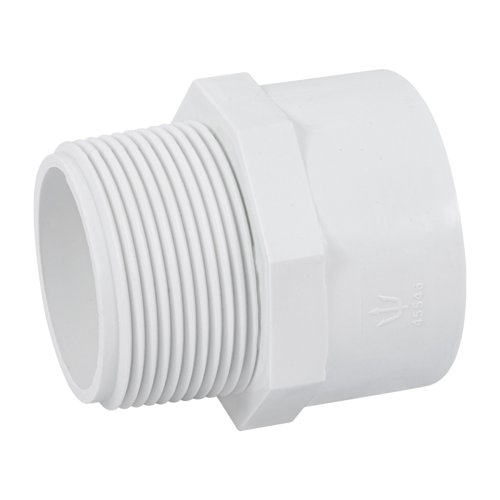 Adaptador macho de PVC de 1-1/2', FOSET PVC-615