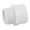 Adaptador macho de PVC de 1-1/2', FOSET PVC-615