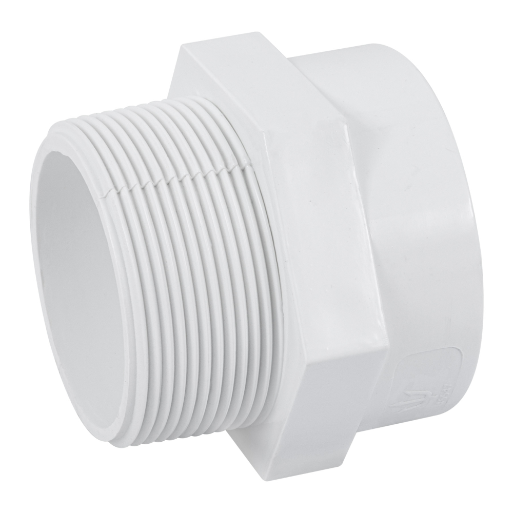 Adaptador macho de PVC de 2', FOSET PVC-616