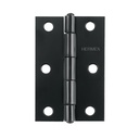 Bisagra rectangular 2-1/2 x 1-5/8', acero negro mate, HERMEX BR-256