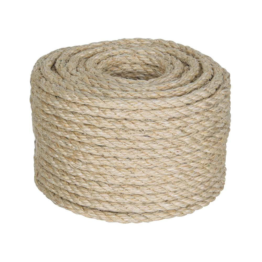 Piola de Sisal (henequén) de 8 mm x 30 m natural, FIERO PIO-830S