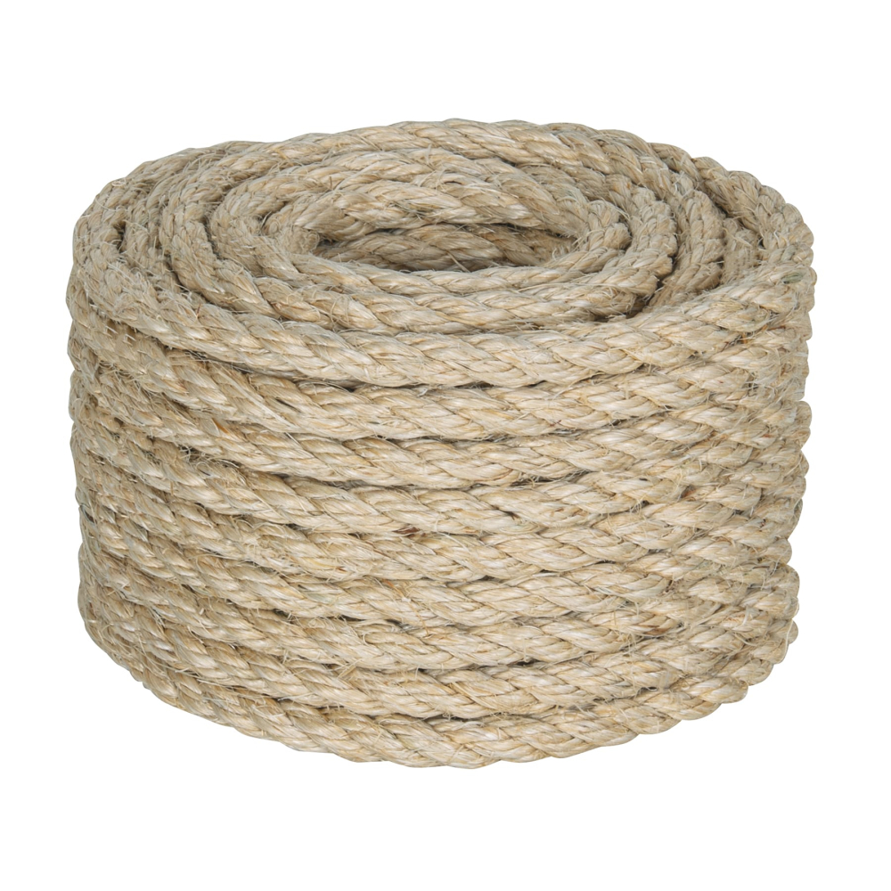 Piola de Sisal (henequén) de 10 mm x 15 m natural, FIERO PIO-1015S