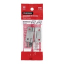 Bolsa con 2 bisagras rectangulares 1-1/2', acero pulido BR-150B