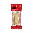 Bolsa con 2 bisagras rectangulares 3-1/2', acero latonado BR-351B