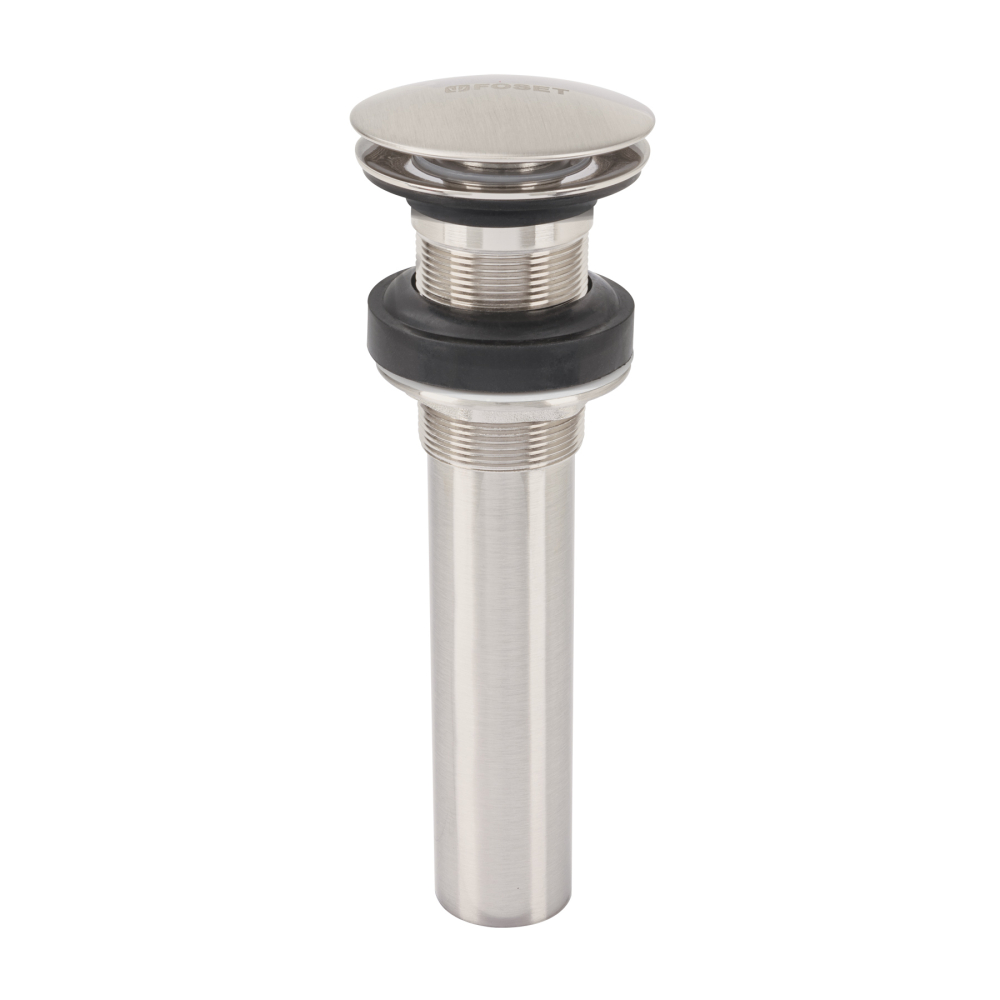 Contra para lavabo, sin rebosadero, tipo hongo, satín CE-226SN