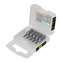 Estuche con 5 puntas torx T10 largo 1', Truper Expert PUDE-5110