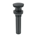 Contra para lavabo, sin rebosadero, tipo hongo, negro CE-226SM