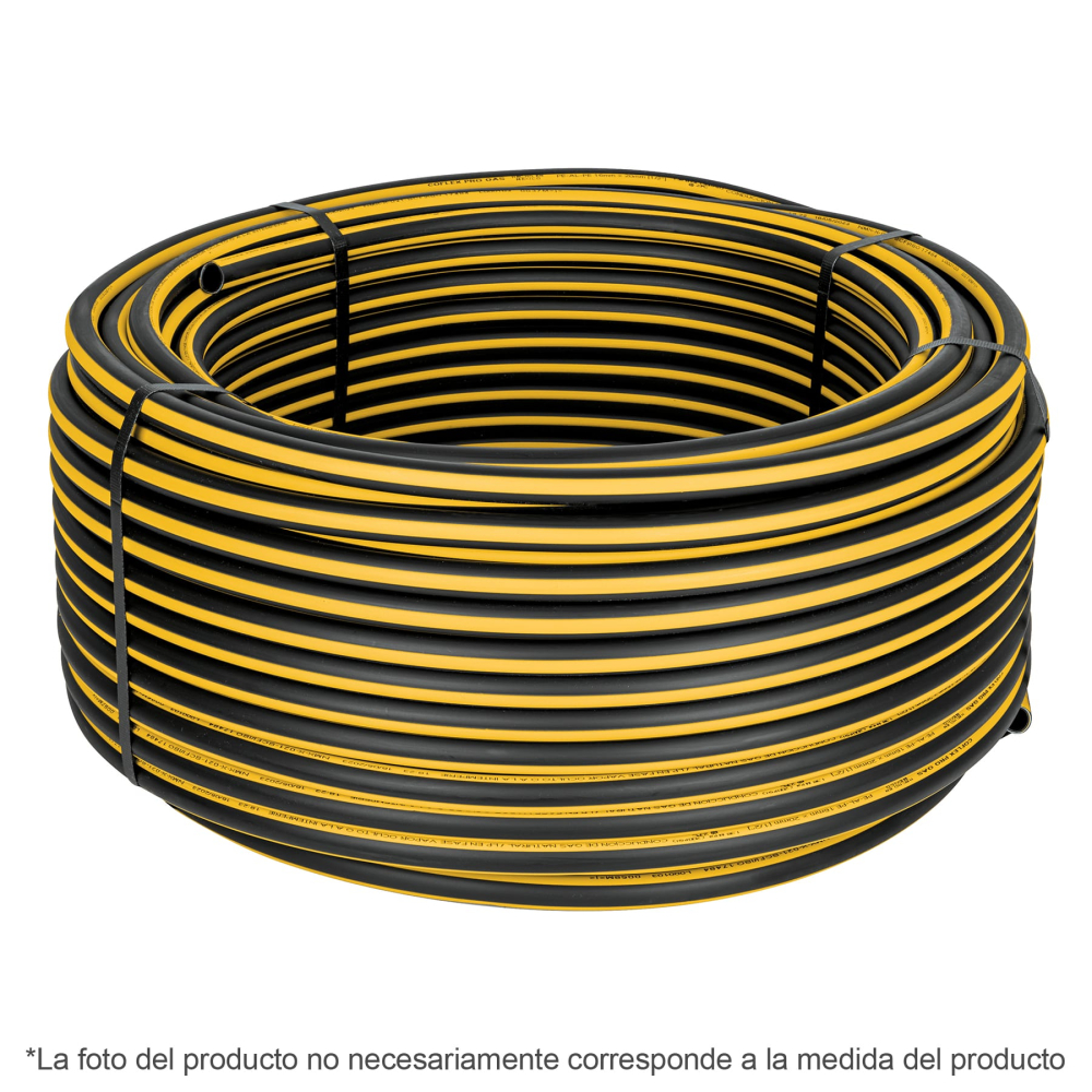Metro de manguera para gas, 3/4' PE-AL-PE en rollo de 100m PPG-34100