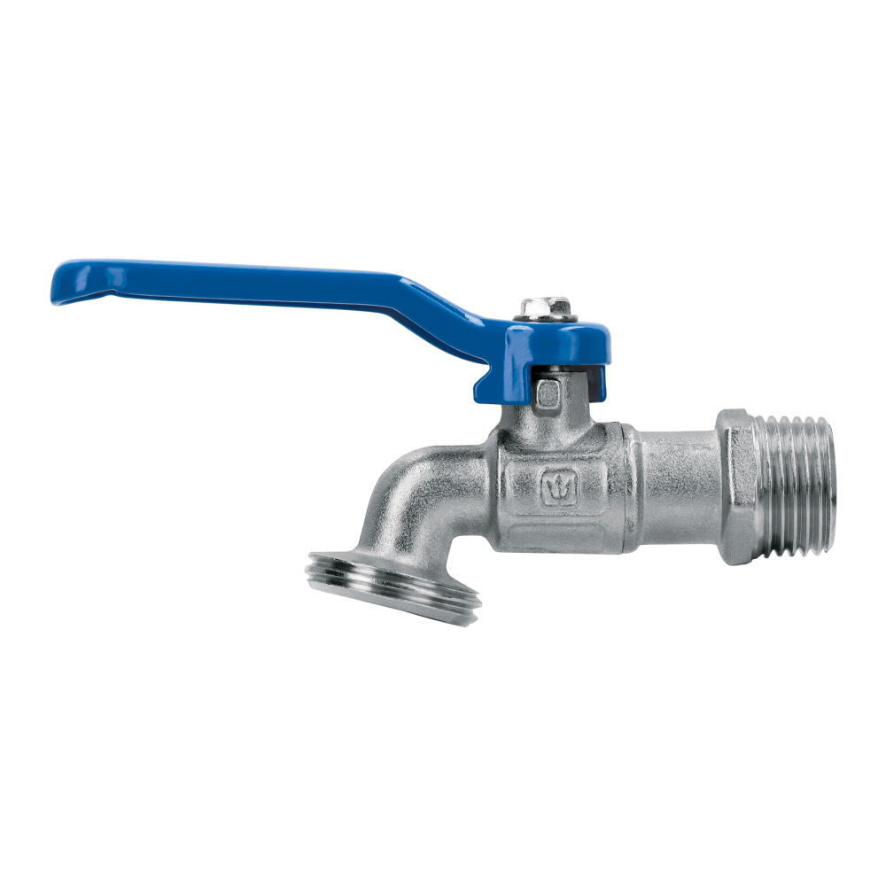 Llave de esfera de latón 1/2', 115 g, s/adaptador, FOSET LLE-115LS