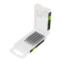 Estuche con 5 puntas torx T9 largo 2', Truper Expert PUDE-5209