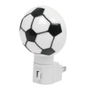 Luz de noche con lámpara E12, balón soccer, VOLTECK LUZ-04