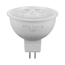 Foco LED MR16 GU5.3 6W (40W) 3000K luz blanca cálida VOLTECK LED-166EC