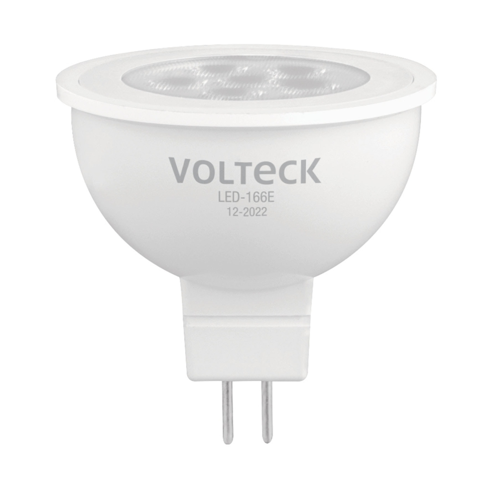 Foco LED MR16 GU5.3 6W (40W) 6500 K luz blanca fría, VOLTECK LED-166E