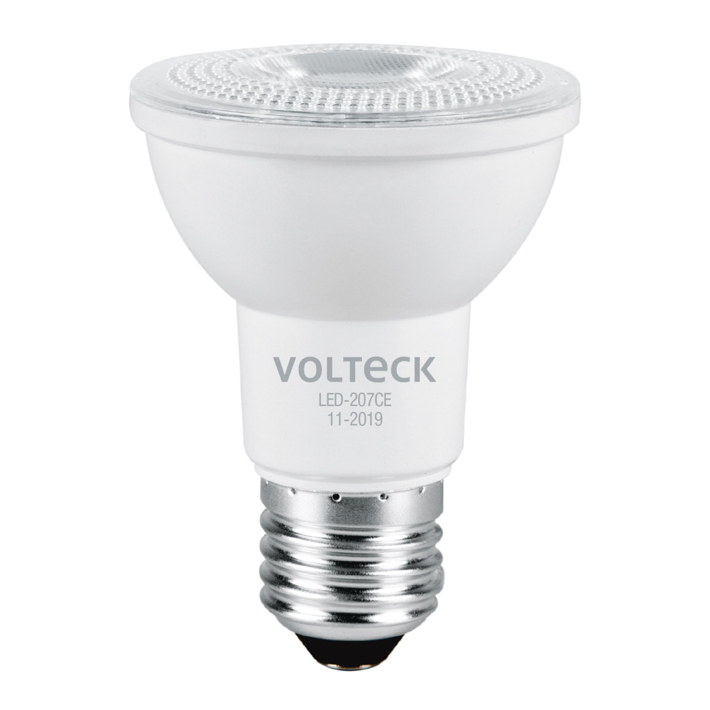 Foco LED 6 W tipo PAR20, 3000K blanca cálida, VOLTECK LED-207CE