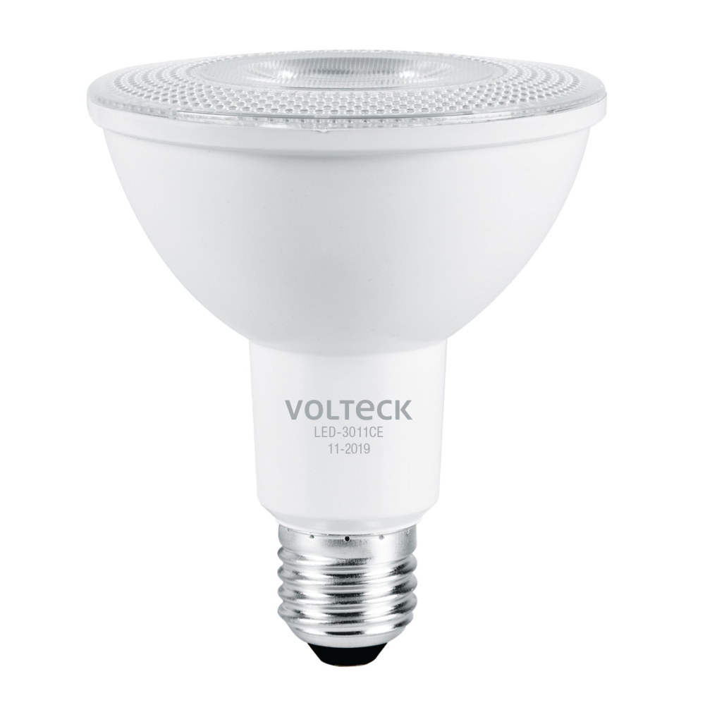 Foco LED 11 W tipo PAR30, 3000K blanca cálida, VOLTECK LED-3011CE