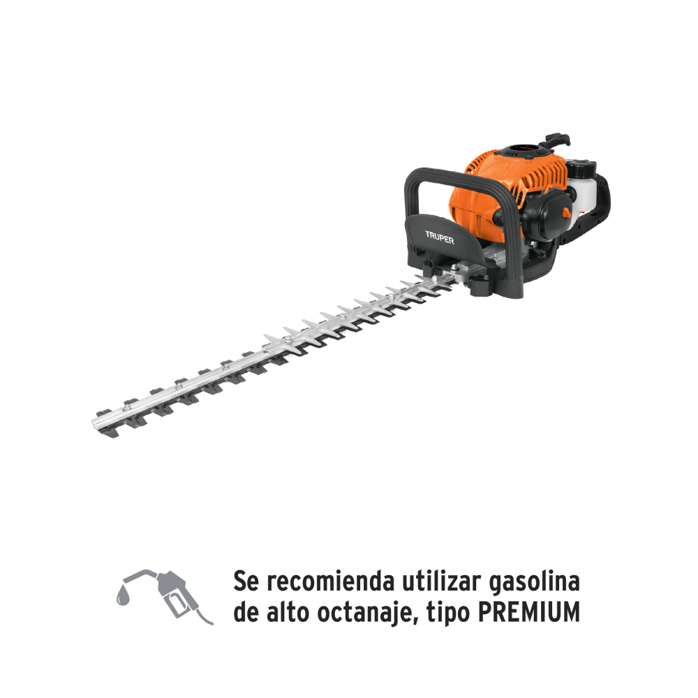 Cortasetos con motor a gasolina 26 cc, profesional, TRUPER COS-26X