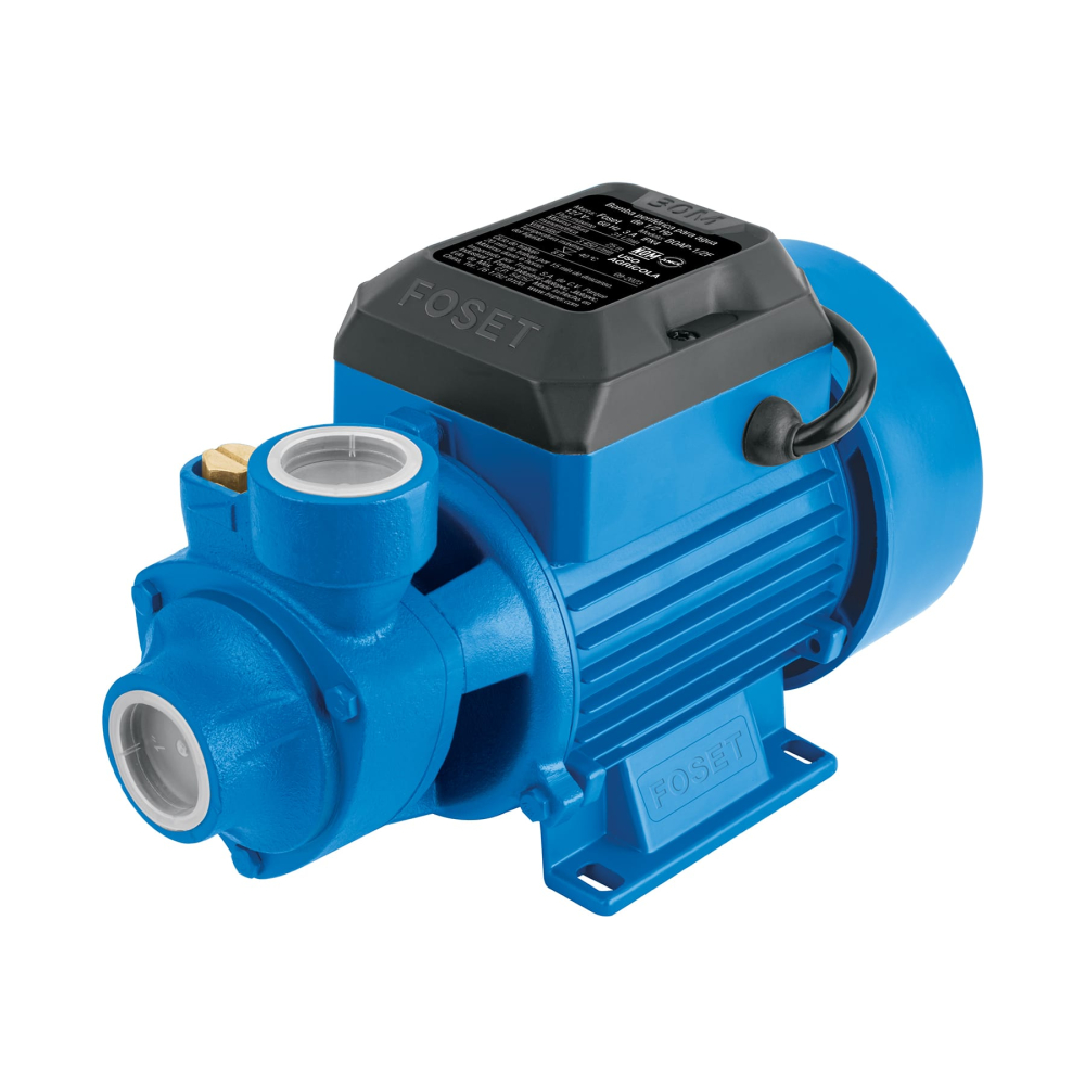 Bomba periférica 1/2HP, altura máx 30m, uso agrícola, FOSET BOAP-1/2F2