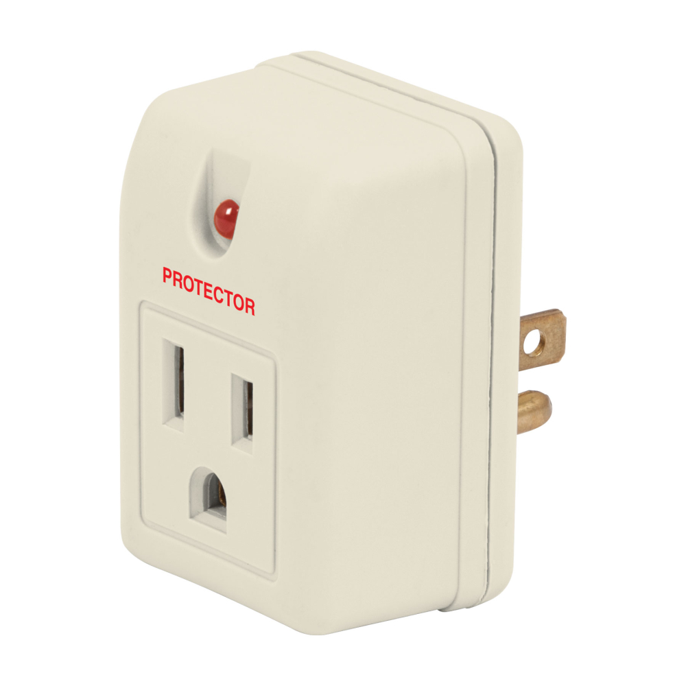 Adaptador con supresor de picos 270 joules, VOLTECK AD-270