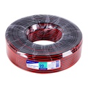 Rollo de 100 m de cable polarizado bicolor p/bocina 22 AWG CABO-22B