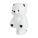 Luz de noche con lámpara E12, oso, Volteck LUZ-14